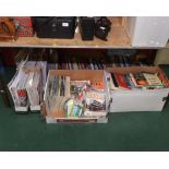 Transport interest: Twelve boxes containing a large collection of periodicals and books relating