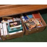 Two boxes of books inc.novels, biographies and reference