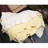 A good quality yellow Durham quilt