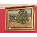 * Knight, (20th Century)  Parkland in Summer, oil on board, signed lower right, framed