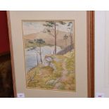 John F Rowell, Lakeland Landscape, watercolour, signed and framed.