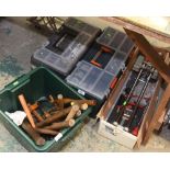 Three boxes of tools