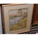 John F Rowell, Lakeland Landscape, watercolour, signed and framed.