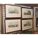 A set of four hunting prints 'Fore's National Sports'