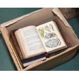 A box of books inc. The Manual of Modern Farriery etc