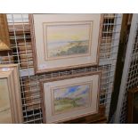 Keith Smith, Coastal Scenes, two watercolours, each signed