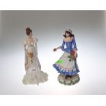 Two Franklin Mint figures