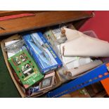 Three boxes of household articles inc. ceramics, glass, blinds etc
