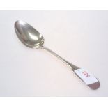 An Irish silver fiddle pattern table spoon, Dublin 1814, makers mark R. Sawyer, approx weight 3 troy