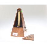 A French maple cased metronome