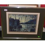 Anne Elsworth, Lakeland scene, oil, framed, together with sketch by a Straube and watercolour