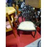 A 19th Century mahogany parlour chair