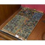 A tray of lead miniature figures inc. War Hammer and a large quantity of military figures possible