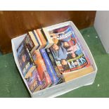 A box of Star Trek books and periodicals
