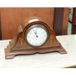 An Edwardian mahogany mantle clock