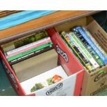 Two  boxes of gardening reference books