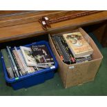 Two boxes of books inc. cookery reference