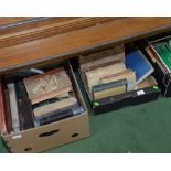 Two boxes of 19th Century and later novels and reference books