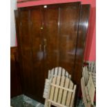 A 1920s oak wardrobe