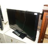 A Panasonic flatscreen television