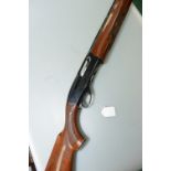 A Remmington 1100 12g three shot, 26" / 2 3/4" skeet barrel, pistol grip stock, lop 14 3/4", No.