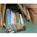 A box of Ornithological books inc. British birds in their haunts by Rev CA Johns