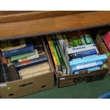 A box of 19th century and later books inc. novels and bibles