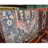 An antique Persian Mazleghan. 1.82m x 1.27m