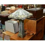 A Tiffany style table lamp