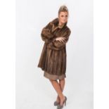 A 1980's mink coat by George Smith & Son