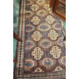 An antique Afghan Belouch rug