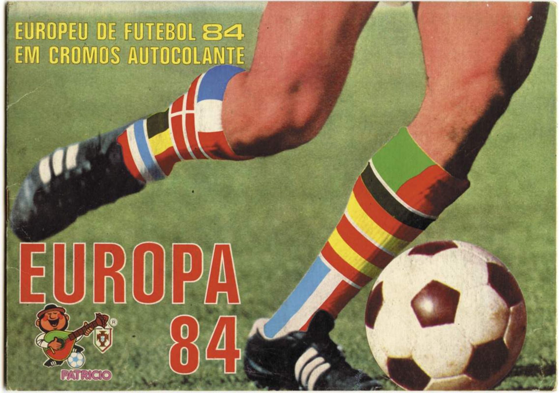Sticker album UEFA Euro 1984 by Cromos - Spanish sticker album from Cromos, on 12 pages complete