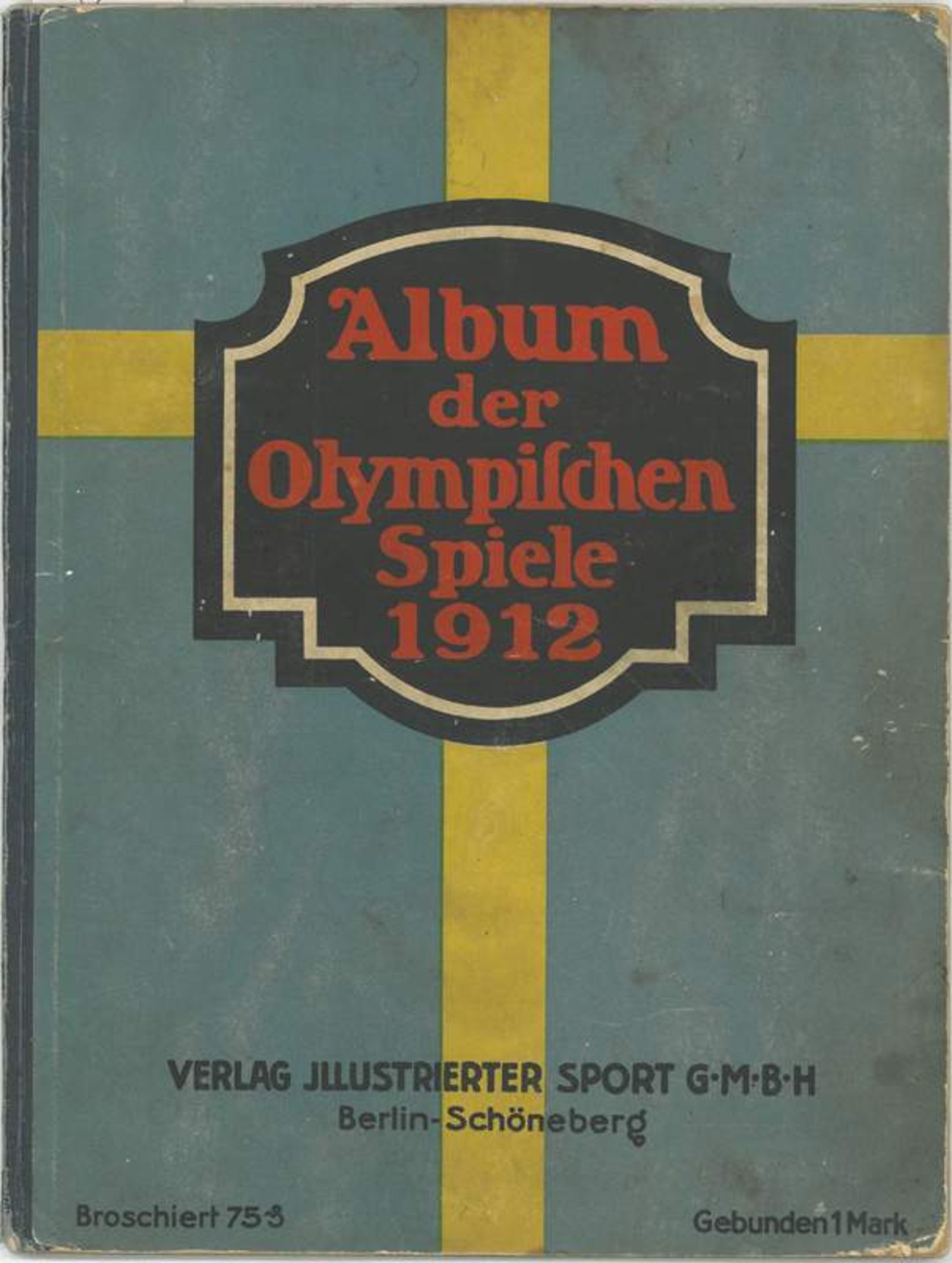 Olympic Games 1912. rare German Report - Olympic Games 1912. Collector's Album with approx. 80