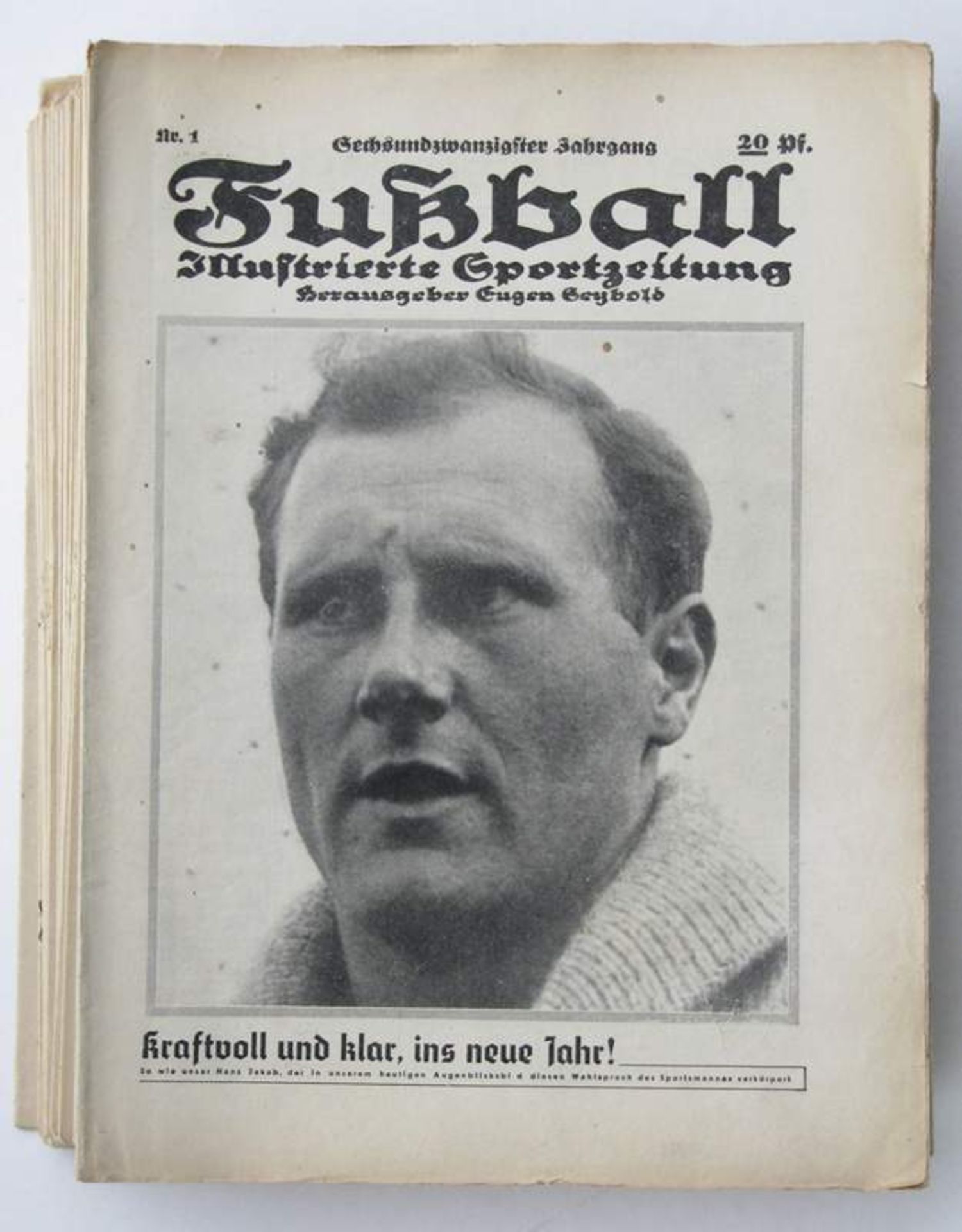 German Football magazin 1936 -Fußball 1936 - 26.Jahrgang 1936: Nr.1-53 komplett, ungebunden. - Mit