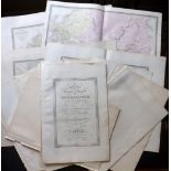 Lot of 15 Steel Engraved Maps Published 1862, Paris for "Atlas Classique et Universel de