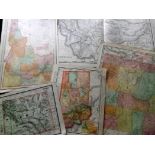 Montana, Wyoming & Idaho C1890-1915 Lot of 8 Maps Century Atlas and Rand & McNally Lot of 8