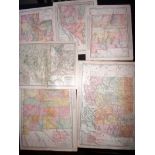 Nevada, New Mexico, Utah, Arizona 1890's-1914 Lot of 12 Maps Lot of 12 Maps mostly by Rand &