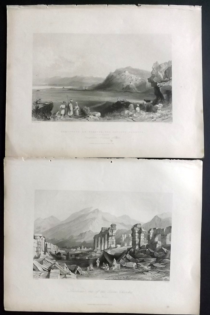 Middle East, Turkey, Greece C1840-60 Lot of 35 Steel Engraved Views Lot of approx 35 Steel - Image 2 of 2