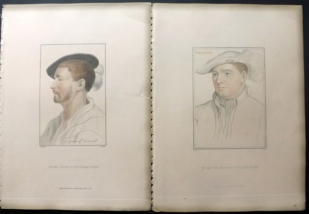 Holbein, Hans (After) 1812 Lot of 9 Stipple Engraved Colour Portraits Lot of 9 Stipple Engravings - Image 3 of 3