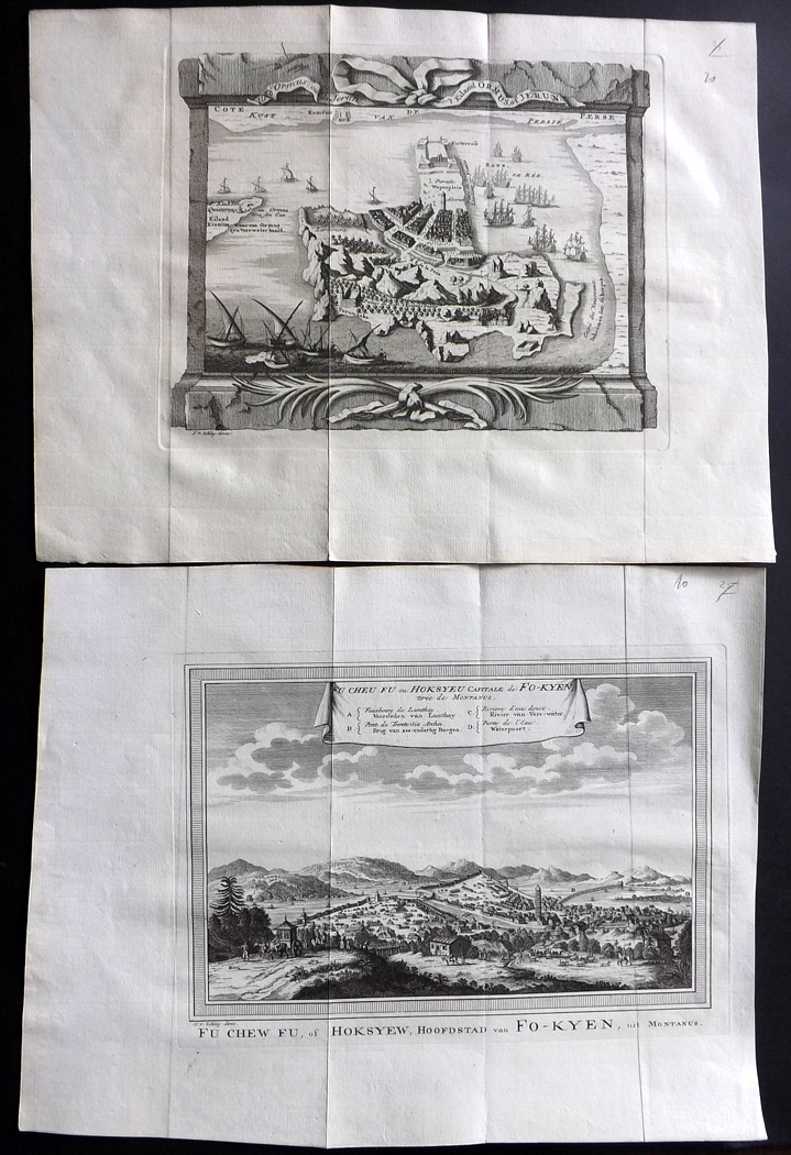 World Views 18th-19th Century. Lot of 24 Antique Prints Lot of 24 Copper and Steel Engravings. - Image 4 of 4