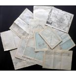 Maps 1777-1882 Lot of 13 Maps. UK, USA, Canada, Australia etc. Docks, Maritime interest "A Plan of