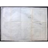 U.S. Coast Survey 1856 Map of San Pablo Bay, California "Preliminary Chart of San Pablo Bay