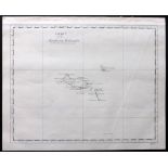 Madeira, Portugal 19th Century. Manuscript Map. Chart of the Madeira Islands after William