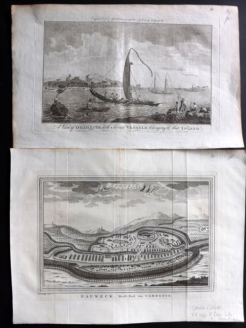 World Views 18th-19th Century. Lot of 24 Antique Prints Lot of 24 Copper and Steel Engravings. - Image 3 of 4