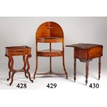 Lavabo de madera de nogal, Inglaterra, h. 1800. Medidas: 92 x 44 x 125,5 cms.Salida (Starting