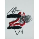 ANTONI TÀPIES (Barcelona, 1923 - 2012) S.T Litografía. 75,5 x 56 cms. Firmado y numerado: 202/250.