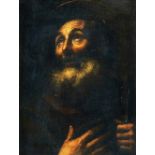 ESCUELA ESPAÑOLA, SIGLO XVII San Bartolomé. Óleo sobre lienzo. 62,5 x 48,5 cms.Salida (Starting