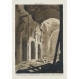 FERNANDO BRAMBILA (1761-1834) Y JUAN GALVEZ (1774-1847) Ruinas de Zaragoza: “Ruinas del interior