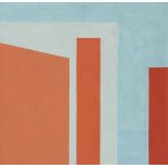 LUIS PALMERO (La Laguna, Tenerife, 1957) “Vertical II”, 1995 Óleo sobre tela y tabla.  68,5 x 70