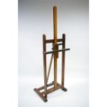 A late 19th/early 20th century artist’s adjustable studio easel.